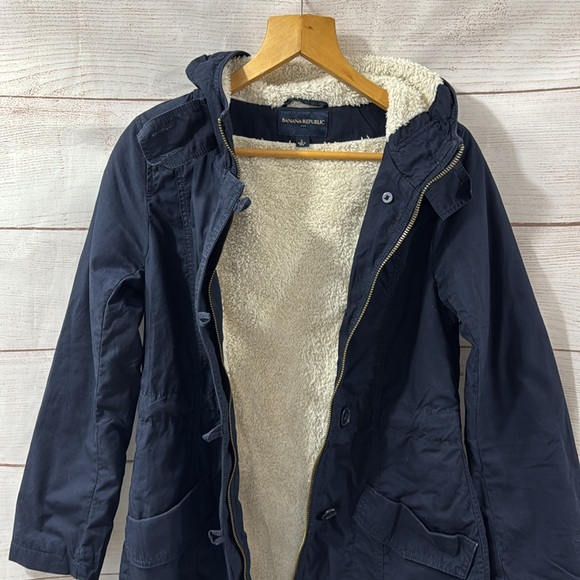 Women's navy blue jacket coat Small Banana Republic - Picture 7 of 10